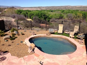 Cottonwood AZ backyard custom pool